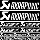 Kit stickers akrapovic