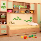 Kit Vinilo decorativo infantil 4 serpientes