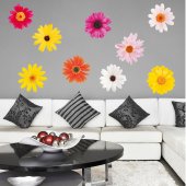 Kit Vinilo decorativo infantil 9 flores