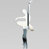 Miroir Acrylique Plexiglass Danseuse de Ballet 1