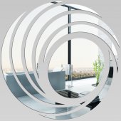 Miroir Acrylique Plexiglass Spirales Design