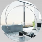 Miroir Acrylique Plexiglass Spirales Design 3