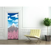 Mountain Door Stickers