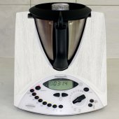 Naklejka Thermomix TM 31 - Białe Drewno