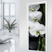 Orchid Door Stickers