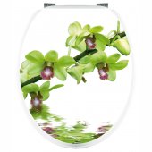 Orchid - Toilet Seat Decal Sticker