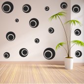 Round Set Wall Stickers