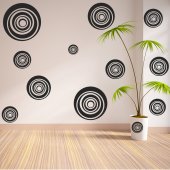 Round Set Wall Stickers