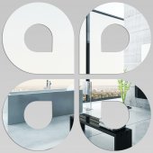 Specchio acrilico plexiglass - gocce