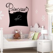 Stickers ardoise princesse