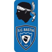 Stickers Plaque SC Bastia