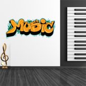 Autocollant Stickers ado music 