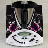 Stickers Thermomix TM 31 Papillons black