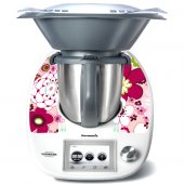 Thermomix TM5 Aufkleber Blumen