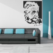 Vinilo decorativo Albert Einstein