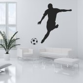 Vinilo decorativo futbolista