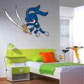 Vinilo infantil Ninja