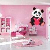 Vinilo infantil panda