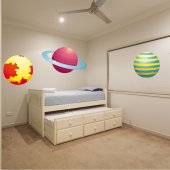 Wandsticker Planeten Set