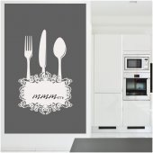 Wandtattoo Velleda weisse Tafel Kochen