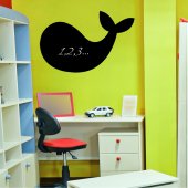 Whale - Chalkboard / Blackboard Wall Stickers