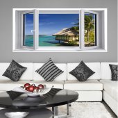 Window illusion Wall Stickers