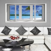 Window illusion Wall Stickers