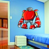 Adesivo Murale bambino robot