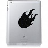 Adesivo per ipad 2 fiamma