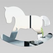 Akrylowe Lustro Plexiglas - Koń na biegunach