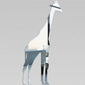 Akrylowe Lustro Plexiglas - Żyrafa