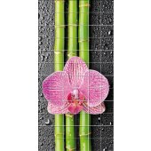 Autocolante Azulejo flores bambu