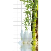 Bamboo Flower - Tiles Wall Stickers