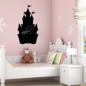 Castle Chalkboard / Blackboard Wall Stickers