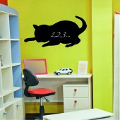 Cat - Chalkboard / Blackboard Wall Stickers