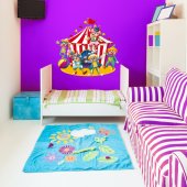 Clowns and Circus Tent Wall Stickers