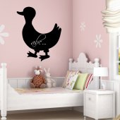 Duck Chalkboard / Blackboard Wall Stickers