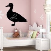 Duck Chalkboard / Blackboard Wall Stickers