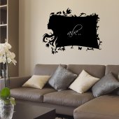 Face Butterflies - Chalkboard / Blackboard Wall Stickers