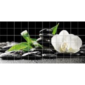 Flower Pebbles - Tiles Wall Stickers