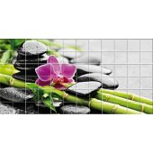 Flower Pebbles - Tiles Wall Stickers