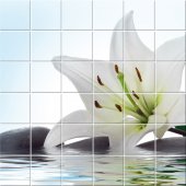 Flower - Tiles Wall Stickers