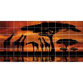 Giraffe - Tiles Wall Stickers