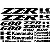 Kawasaki ZZ-R 600 Aufkleber-Set