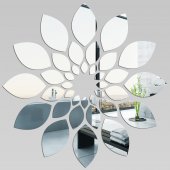 Miroir Acrylique Plexiglass Fleur 2