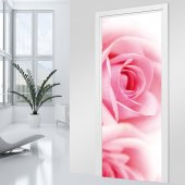 Naklejka na Drzwi - Róża Zoom