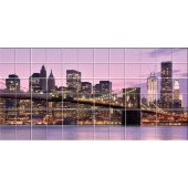 New York Bridge - Tiles Wall Stickers