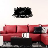 Ornament - Chalkboard / Blackboard Wall Stickers