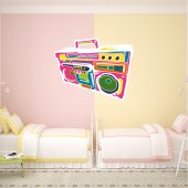 Radio Cassette Wall Stickers