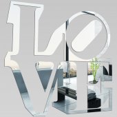 Specchio acrilico plexiglass - Love